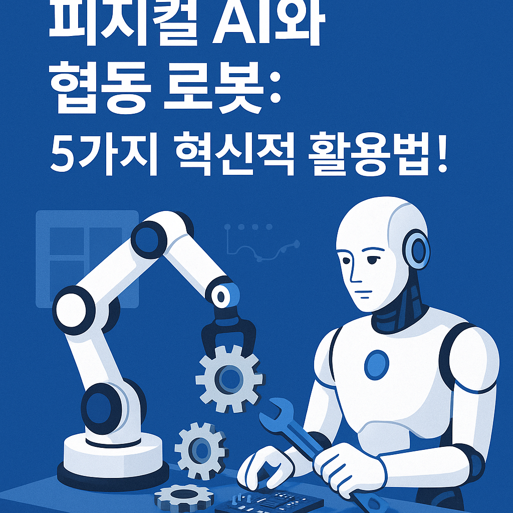 피지컬 AI 협동 로봇: 미래 산업을 혁신하는 5가지 지능형 활용 사례