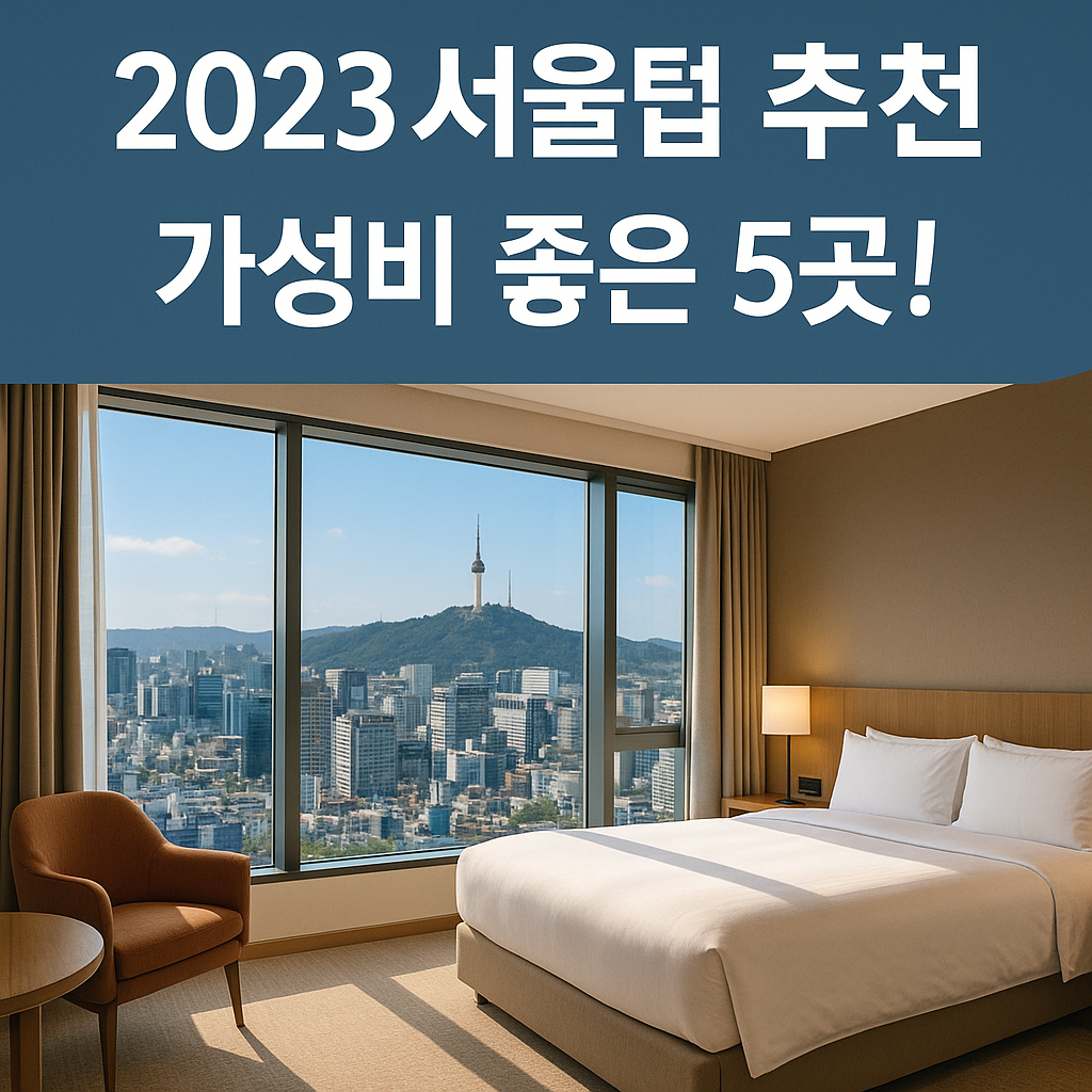 Illustration of 2023 서울 호텔 추천: 가성비 좋은 5곳!