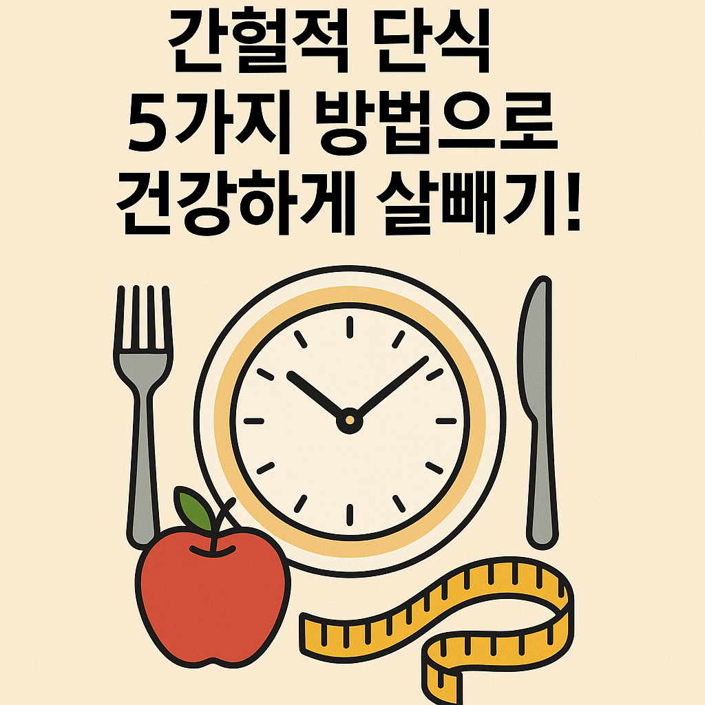 Illustration of 간헐적 단식 5가지 방법으로 건강하게 살빼기!