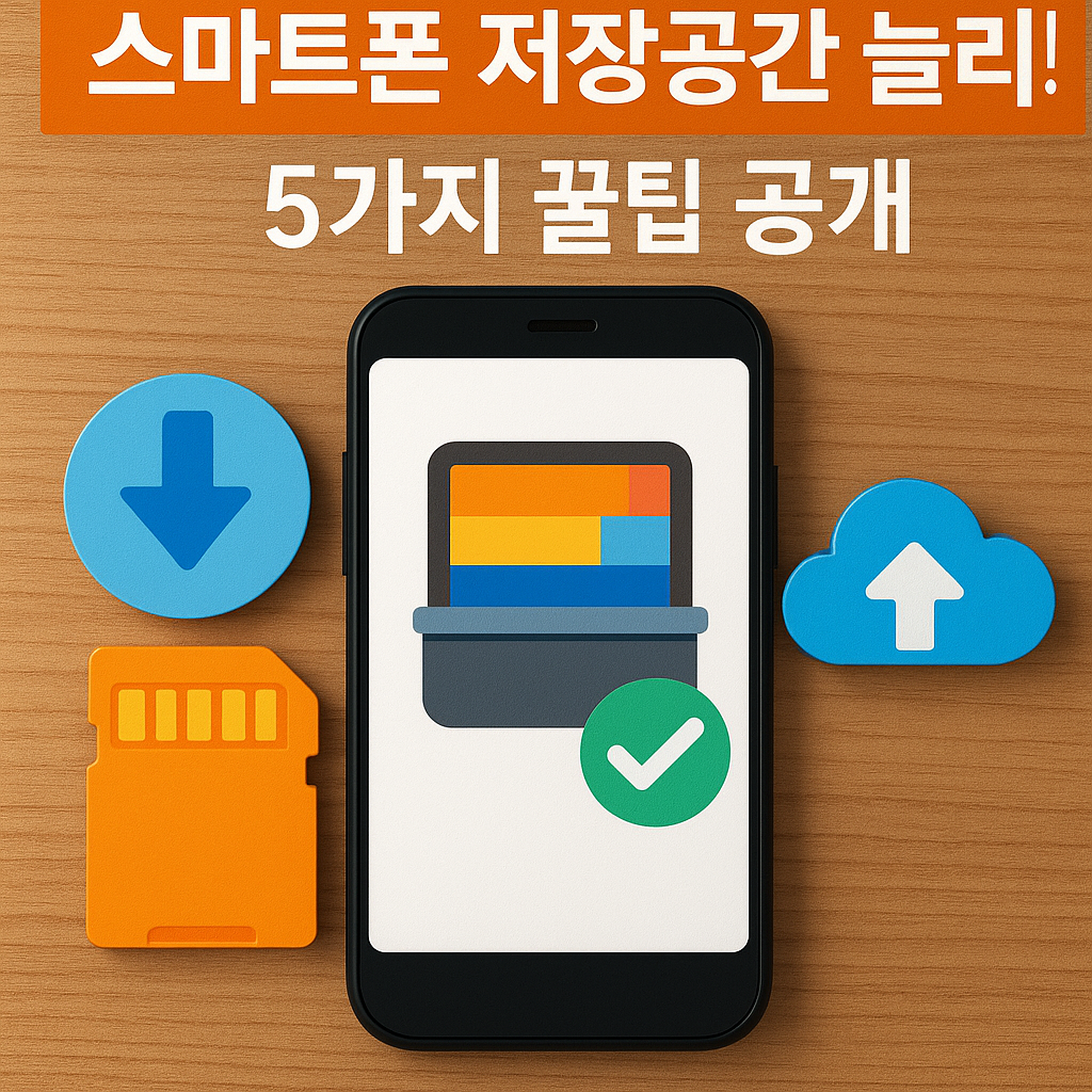 Illustration of 스마트폰 저장공간 늘리기! 5가지 꿀팁 공개
