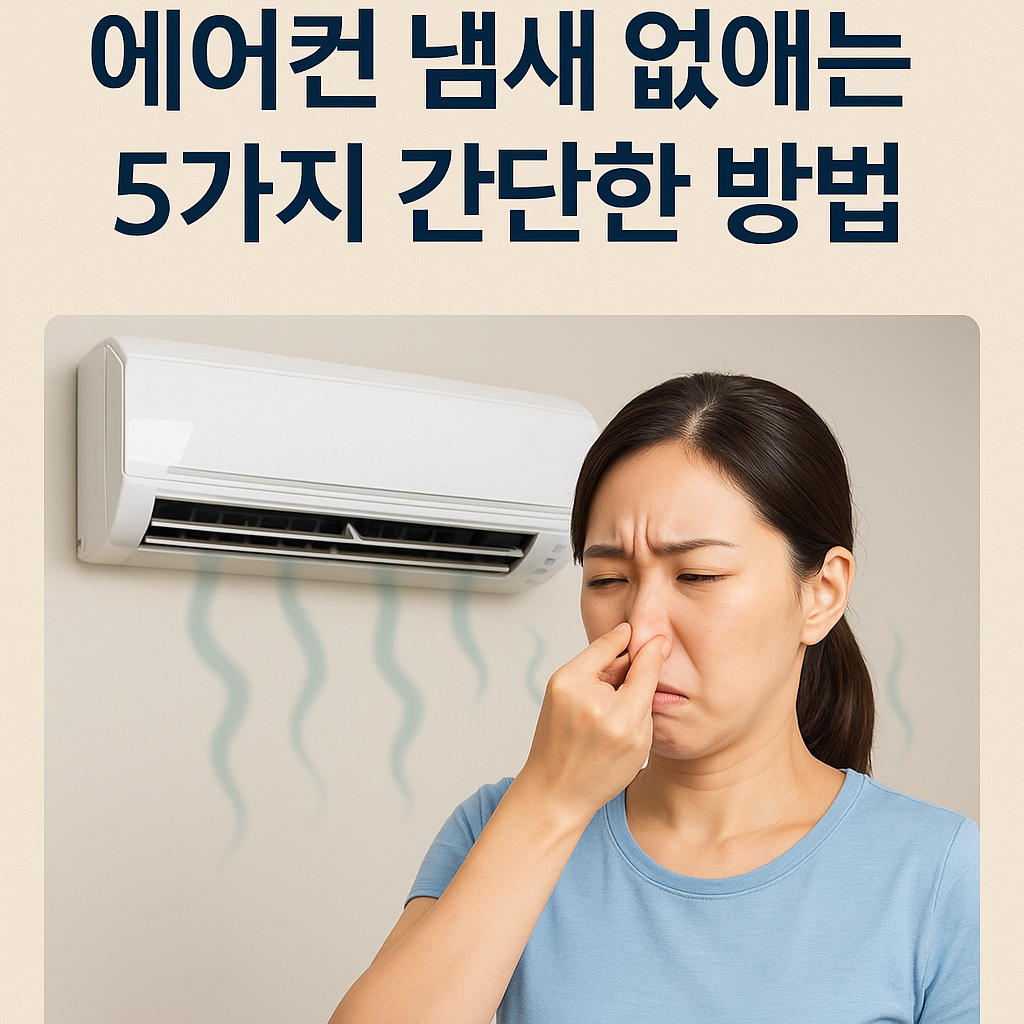 Illustration of 에어컨 냄새 없애는 5가지 간단한 방법