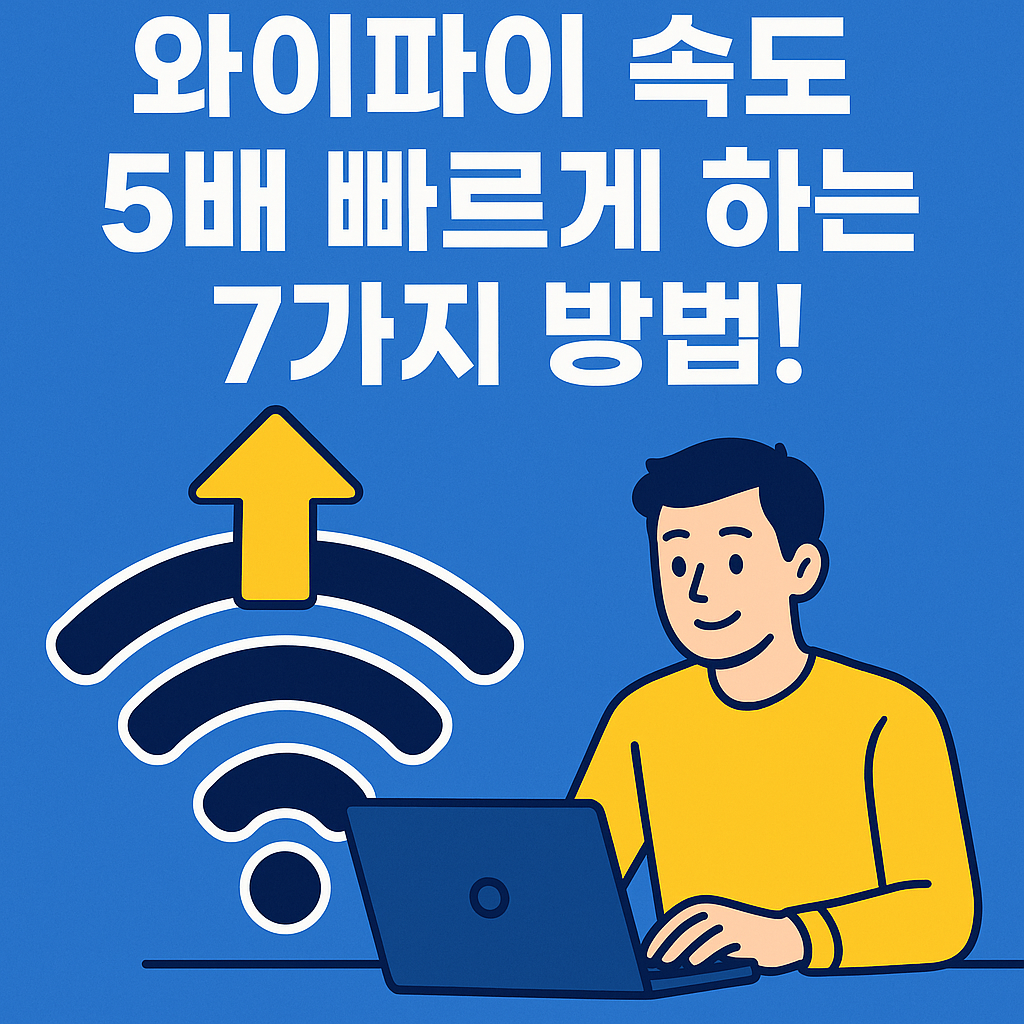 와이파이 속도 개선을 위한 7가지 기술적 솔루션 및 네트워크 최적화 리포트