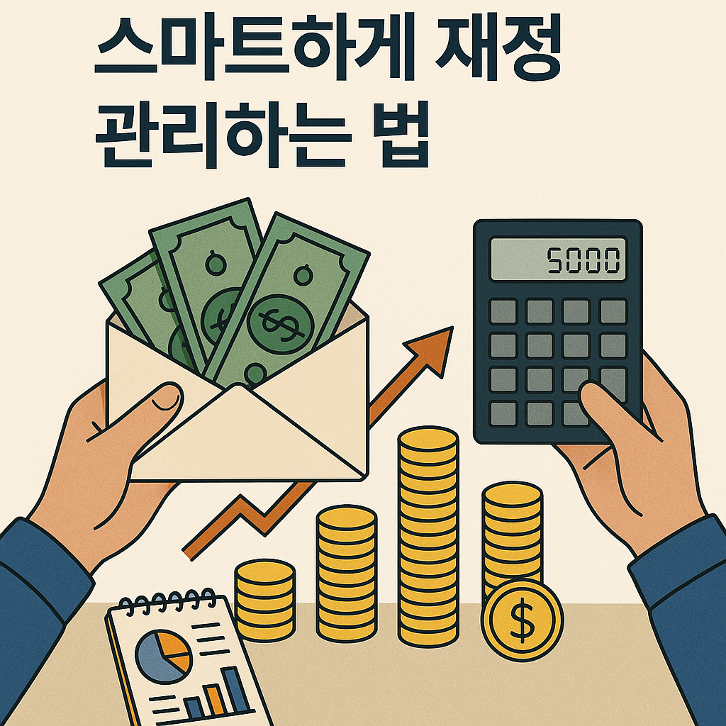 Illustration of 월급 관리 5단계: 스마트하게 재정 관리하는 법