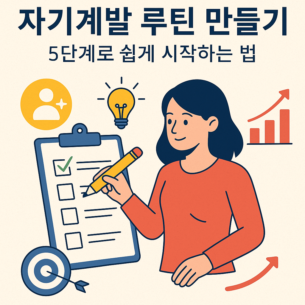 자기계발 루틴 만들기: 5단계로 쉽게 시작하는 법